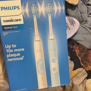 Philips Sonicare Rechargeable Toothbrush Duo - White and Blue